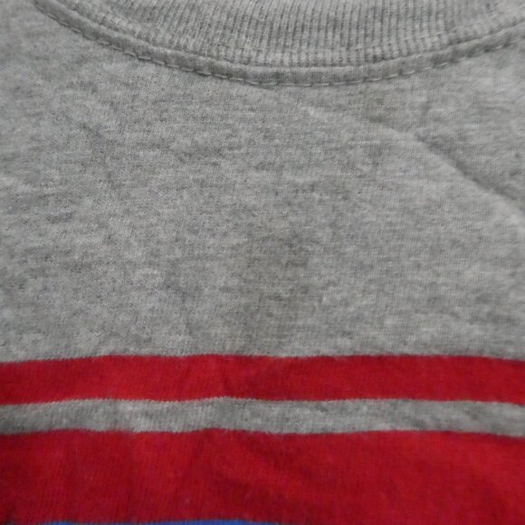 OLD NAVY | 4T | Grey Long Sleeve Shirt With Colorful Stripes | Preloved - Picture 16 of 16